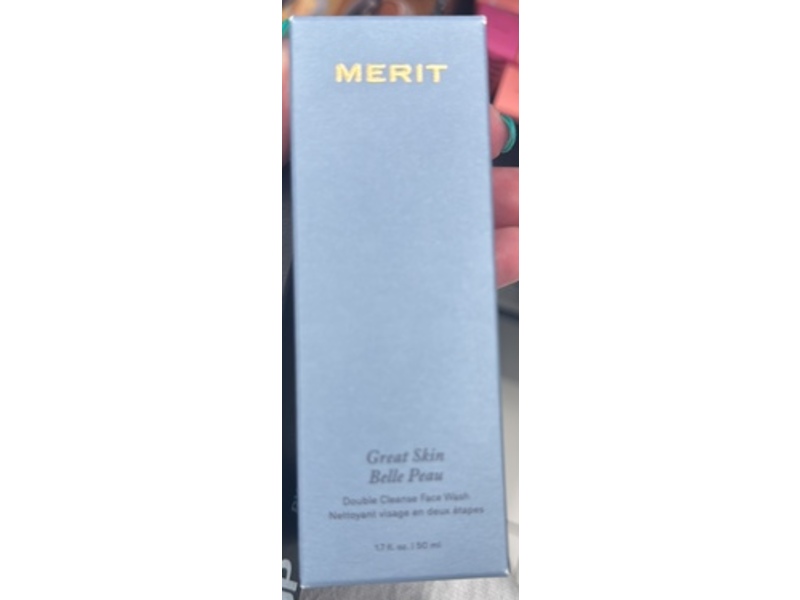 Merit Great Skin Double Cleanse Makeup Removing Cleanser, 1.7 fl oz/50 mL