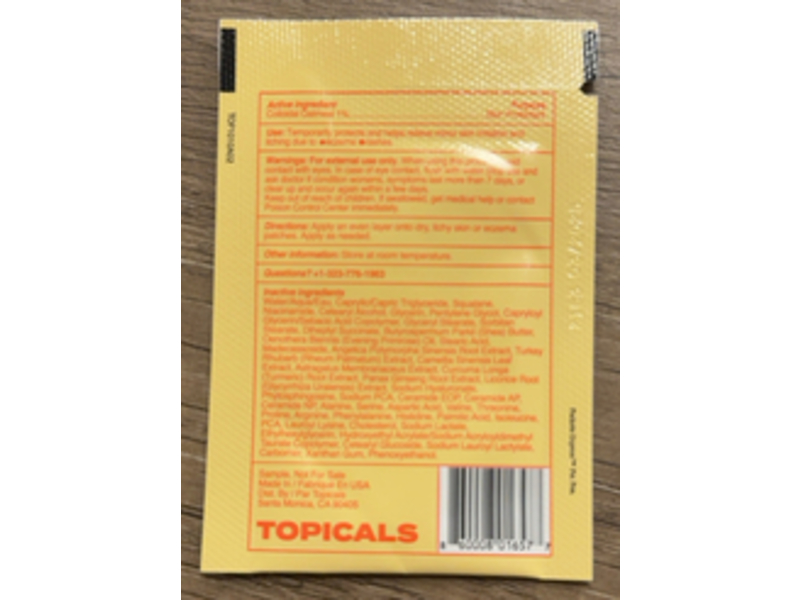 Topicals Like Butter Hydrating Moisturizer, 0.07 fl oz/2 mL