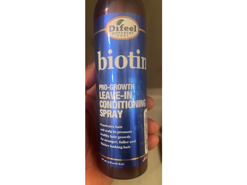 Difeel Elevated Biotin Pro-Growth Leave in Conditioning Spray 8 oz/237 mL