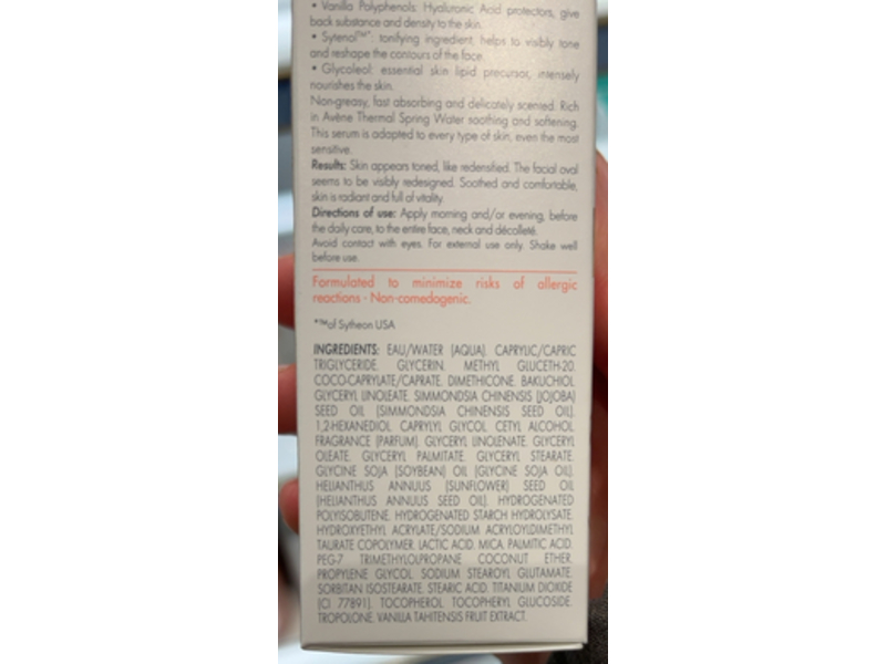 Avene DermaAbsolu Recontouring Serum, 1.0 fl oz/30 mL