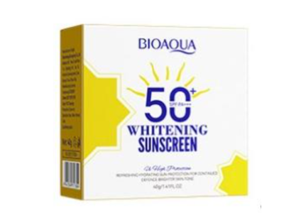 BioAqua Whitening Sunscreen, SPF 50+ PA+++, 1.41 oz/40 g