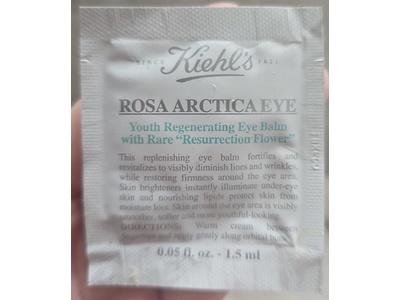 Kiehl's Since 1851 Rosa Arctica Eye Youth Regenerating Eye Balm, 0.05 fl oz/1.5t mL