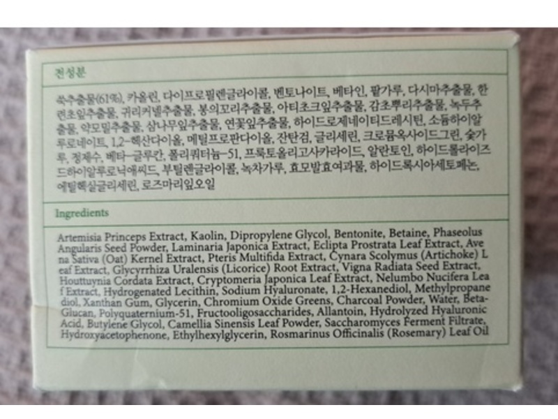 Axis-Y Mugwort Pore Clarifying Wash Off Pack, 3.38 fl oz/100 mL