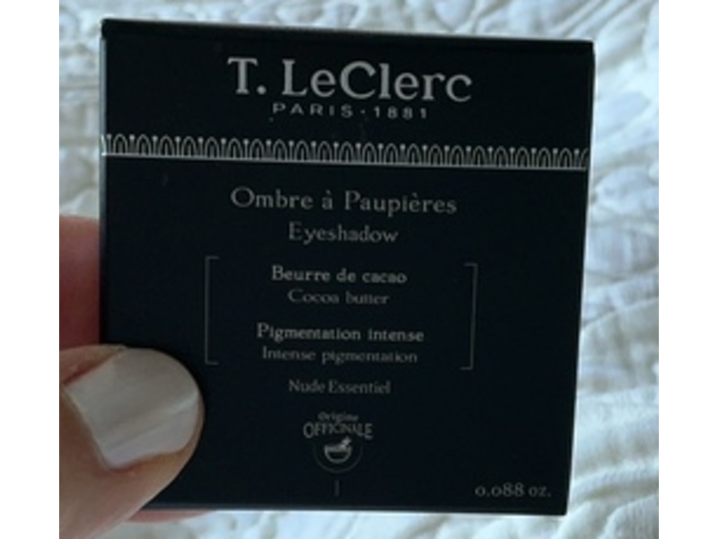 T.LeClerc Paris Ombre a Paupieres Eyeshadow, Nude Essential, 0.088 oz/2.5 g
