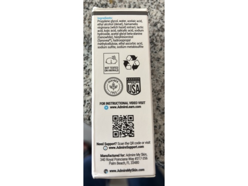 Admire My Skin Ultra-Potent Brightening Serum, 1 fl oz/30 mL