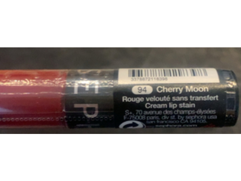 Sephora Collection Cream Lip Stain, 94 Cherry Moon, 0.169 fl oz/5 mL