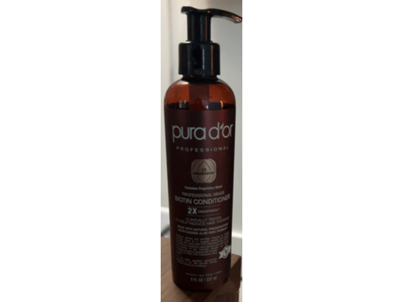 Pura d'or Professional Grade Biotin Conditioner, 8 fl oz/237 mL