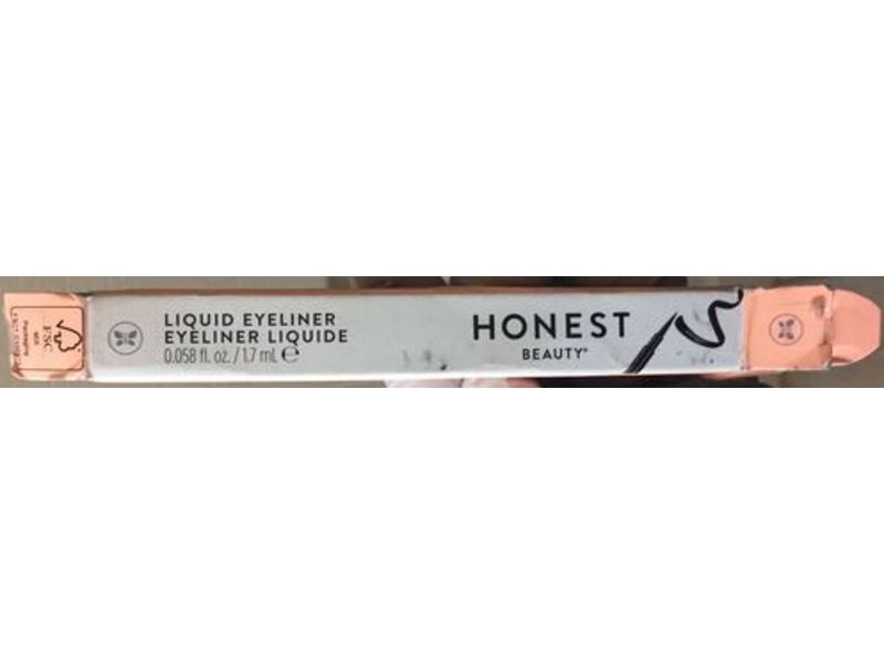 Honest Beauty Liquid Eyeliner, Black, 0.058 fl oz/1.7 mL