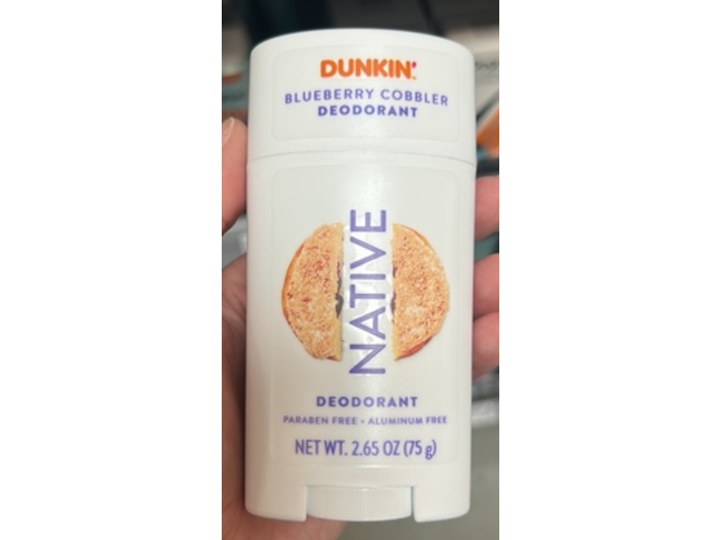 Native Dunkin Deodrant, Blueberry Cobbler, 2.65 oz/75 g