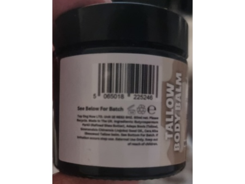 Fat Cow Skincare Sensitive Skin Moisturizing Balm, Grass-Fed Tallow Jojoba Oil, Shea Butter & Bees Wax, 60 mL