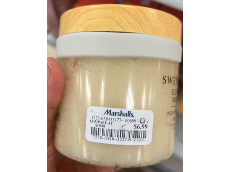 Pink Sky Soothe. Exfoliating Body Scrub, Sweet Vanilla, 24 oz/690 g