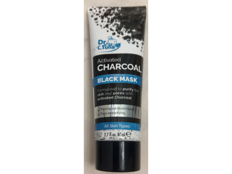 Dr. C Tuna Activated Charcoal, Black Mask, 2.7 fl oz/80 mL