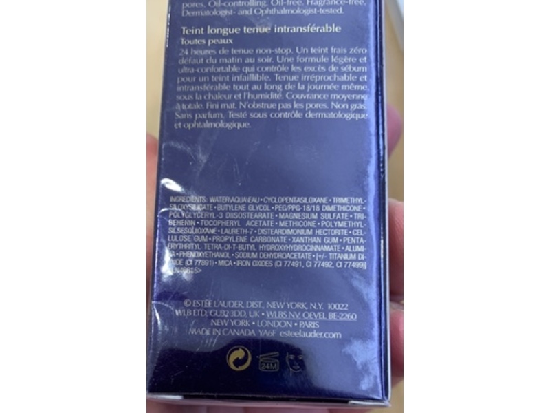 Estee Lauder Double Wear Stay-in-Place Foundation, 4W3 Henna, 1 fl oz/30 mL