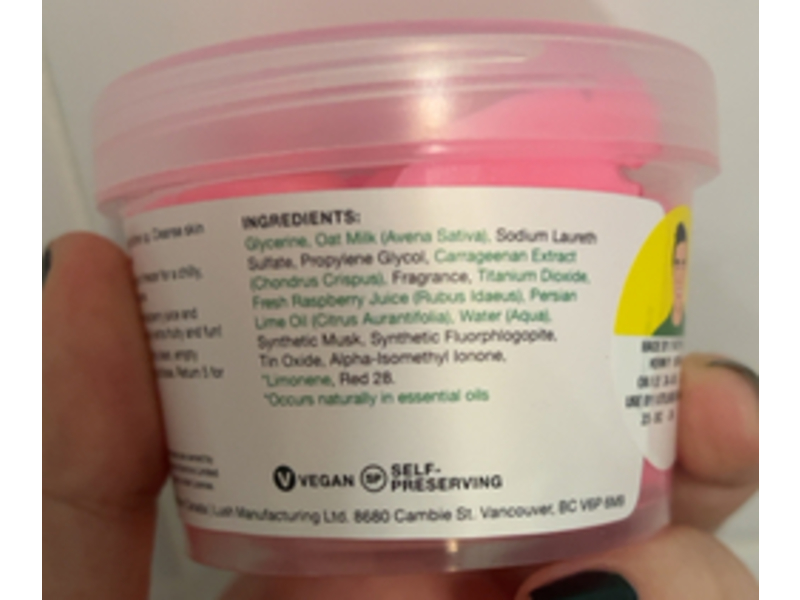 Lush Snow Fairy Shower Jelly, 3.1 oz/90 g