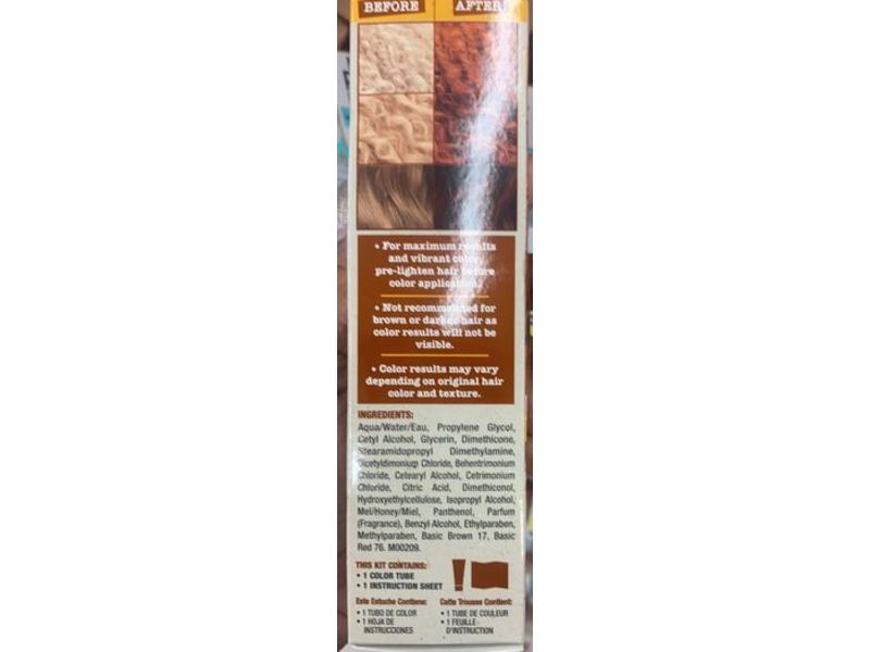 Creme-Of-Nature Hydrating Color Boost Semi-Permanent Hair Color, Light Golden Copper, 3 fl oz/89 mL