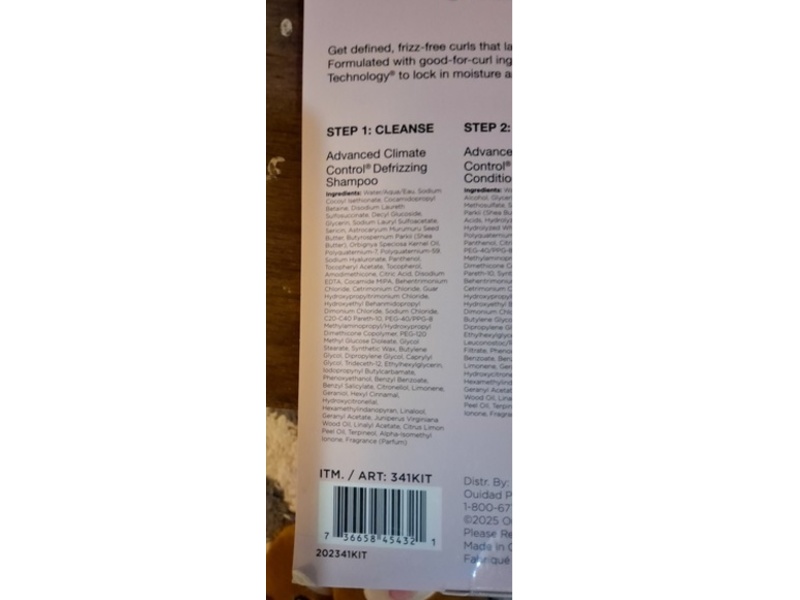 Ouidada Advanced Frizz Free Wash Day Kit