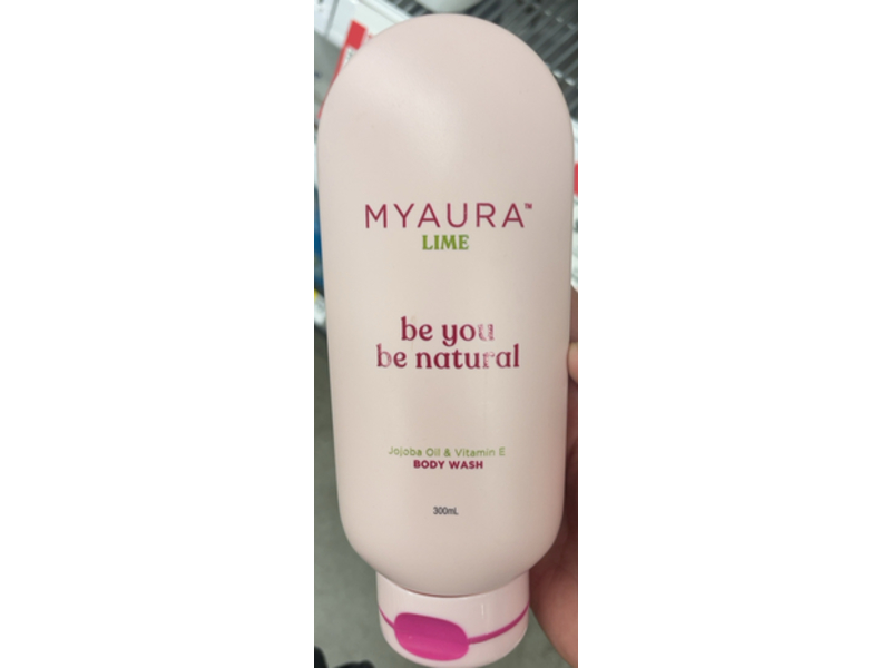 Myaura Be You Be Natural Body Wash, Lime, 300 mL