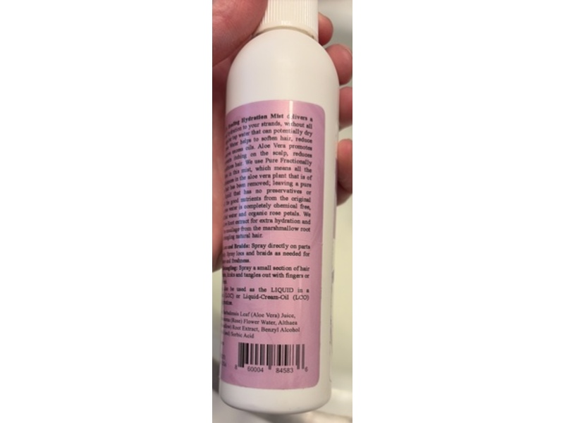 Princess Mudd Healing Hydration Mist, Aloe Vera, 6 fl oz/177 mL