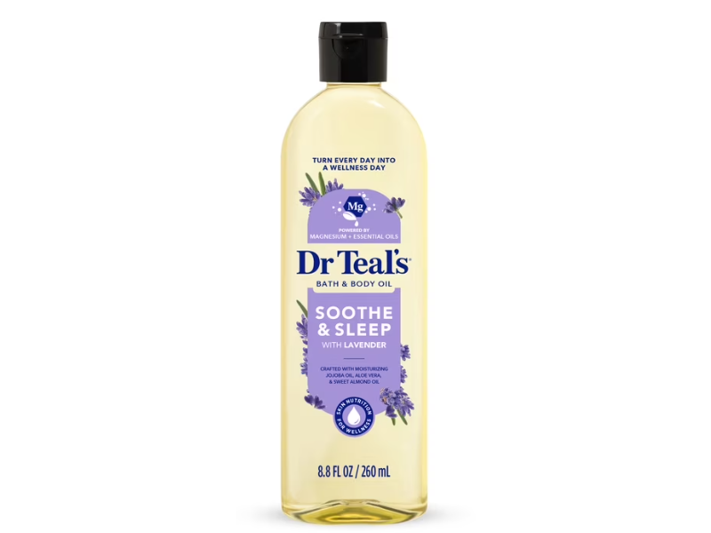 Dr Teal's Sooth3 & Sleep Bath & Body Oil, Lavender, 8.8 fl oz/260 mL
