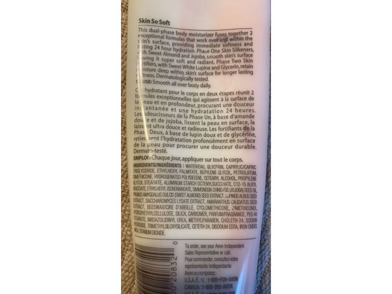 Avon Skin so Soft Fusions Soft Dual Softening Body Moisturizer, Soft & Sensual, 8.4 fl oz/250 mL