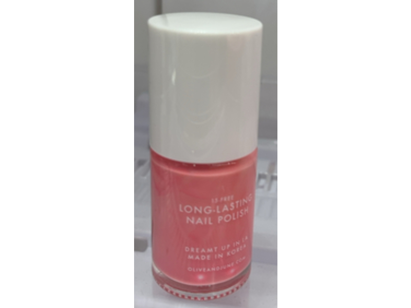 Olive & June Long Lasting Nail Polish, Hot Strawberry, 0.46 fl oz