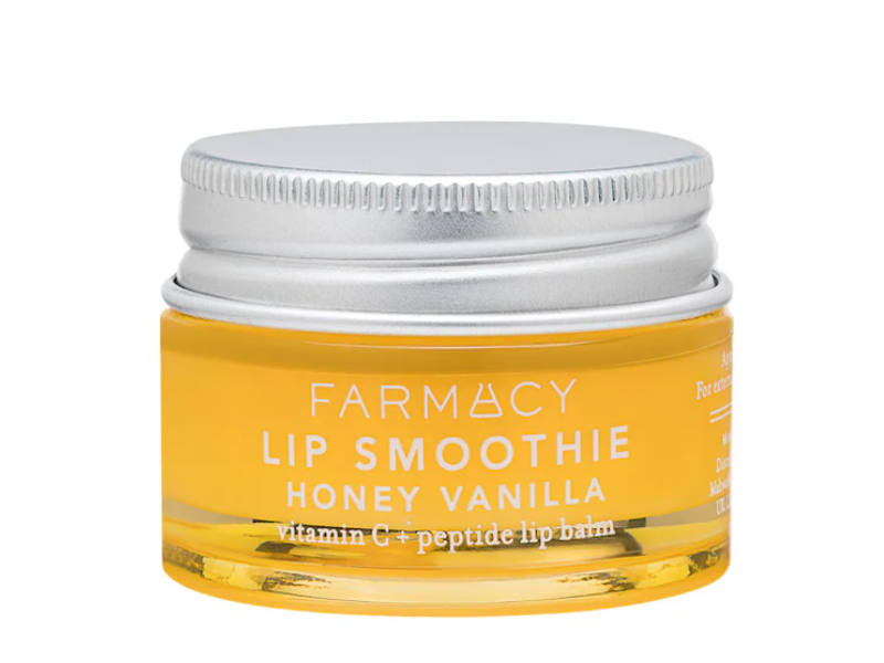 Farmacy Beauty Lip Smoothie Vitamin C + Peptide Lip Balm, Honey Vanilla, 0.34 oz/10 g