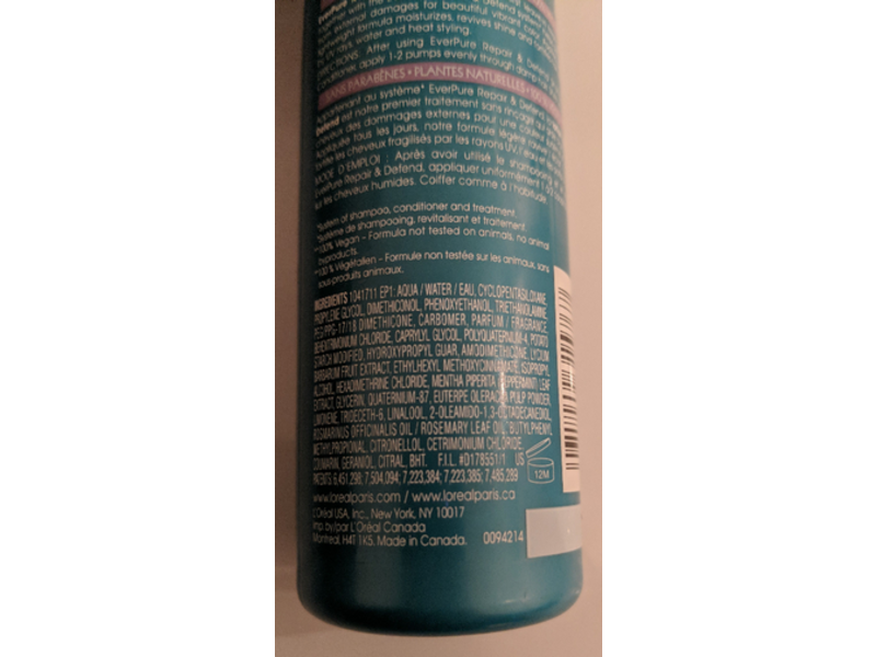 L'Oreal Paris Ever Pure Repair & Defend Lotion, 4.2 fl oz/125 mL