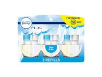 Febreze Plug-In Air Freshener Scented Oil Refill, Linen & Sky Scent, 0.87 fl oz/26 mL, 3 Count - thumbnail 1