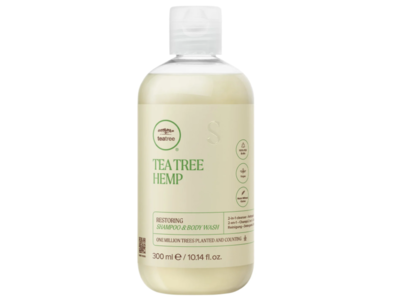 Tea Tree Hemp Restoring Shampoo & Body Wash, 10.14 fl oz/300 mL