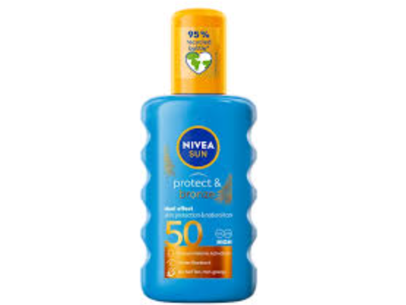 Nivea Sun Protect & Bronze Spray, SPF 50, 200 mL