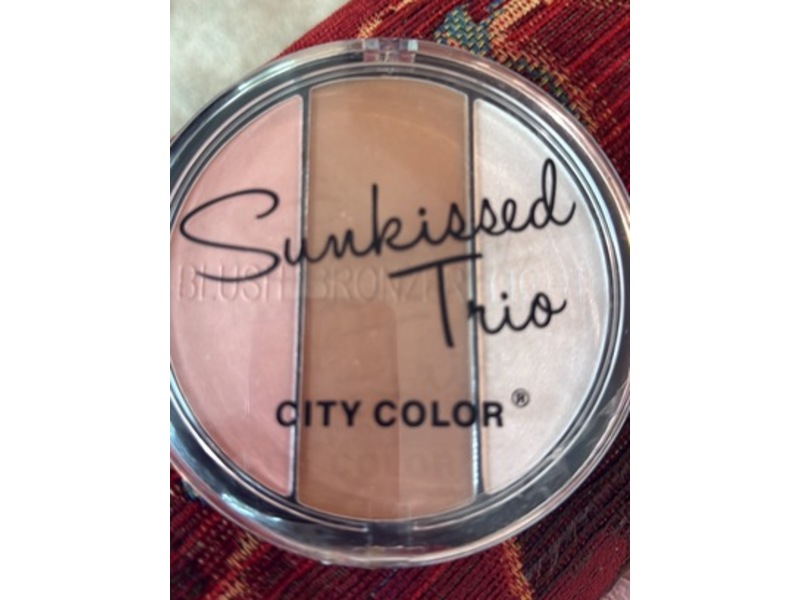 City Color Sunkissed Trio, Golden, 0.535 oz/15.25 g