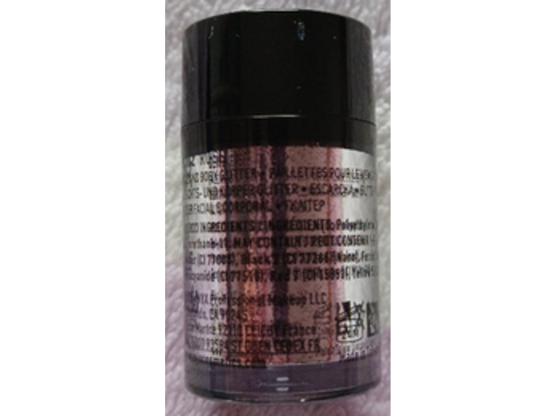 NYX Professional Makeup Face & Body Glitter, Rose, 0.08 oz/2.5 g