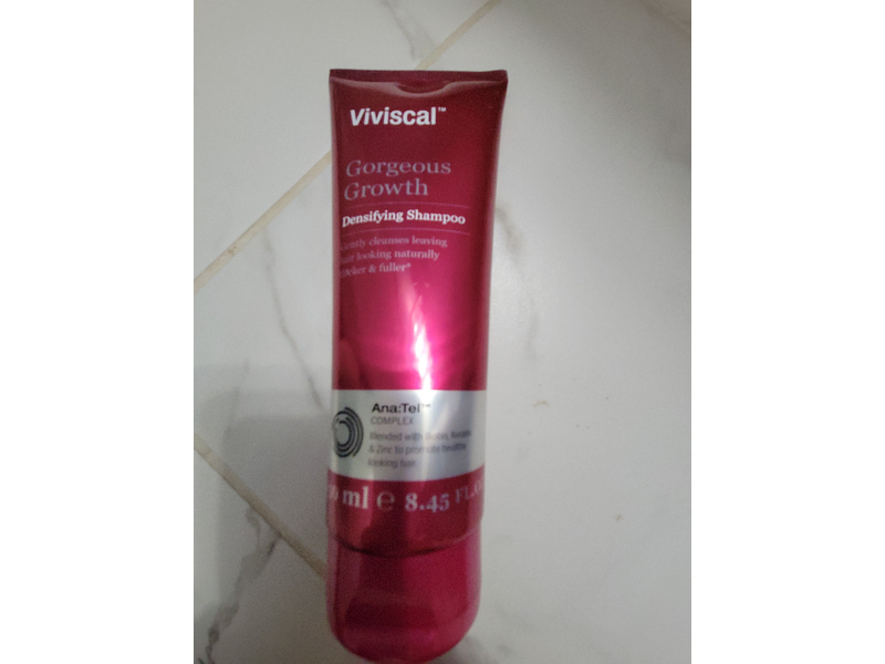 Viviscal Gorgeous Growth Densifying Shampoo, Ana:Tel Complex, 8.45 fl oz/250 mL