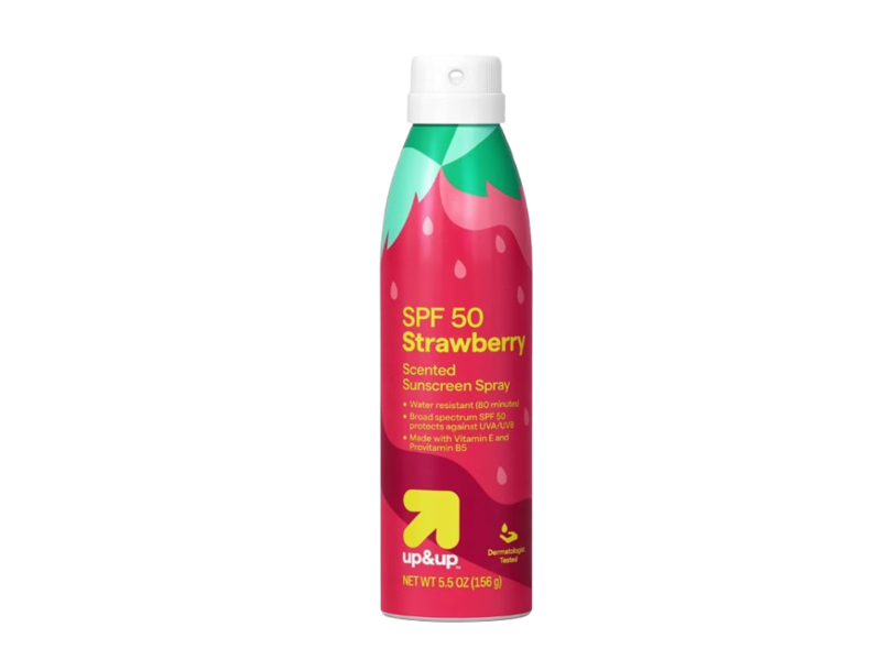 up&up Sunscreen Spray, Strawberry, SPF 50, 5.5 oz/156 g