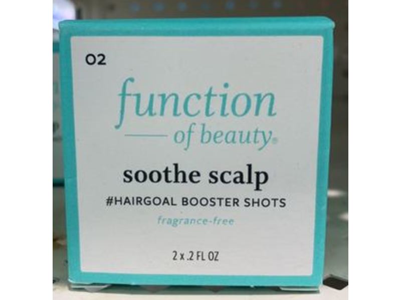 Function Of Beauty Hairgoal Booster Shots, 02 Soothe Scalp, 2 fl oz, 2 Count