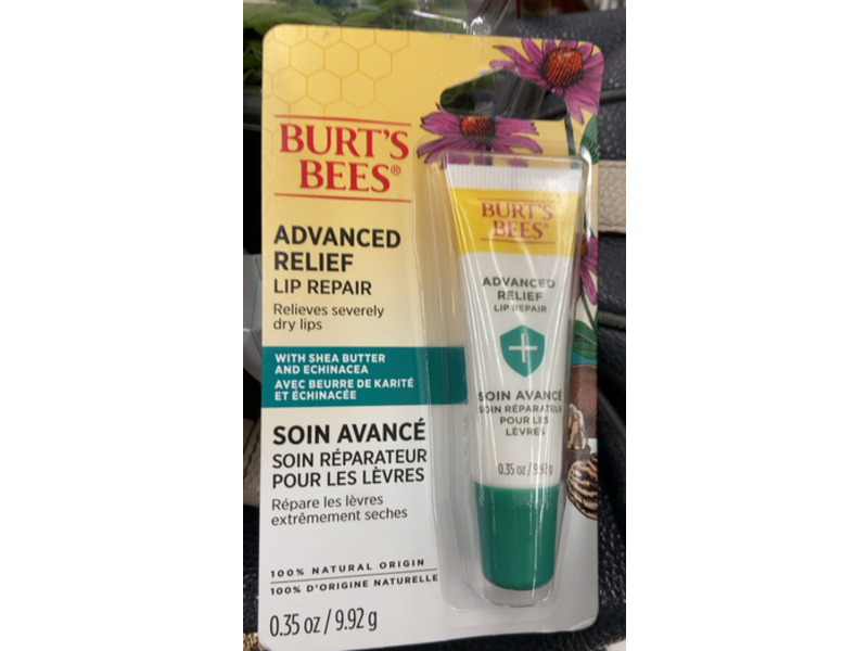 Burt's Bees Advanced Relief Lip Repair, Shea Butter & Echinacea, 0.35 oz/9.92 g