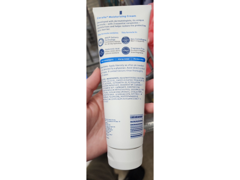 CeraVe Moisturizing Cream, Normal to Dry Skin,8 fl oz/236 mL