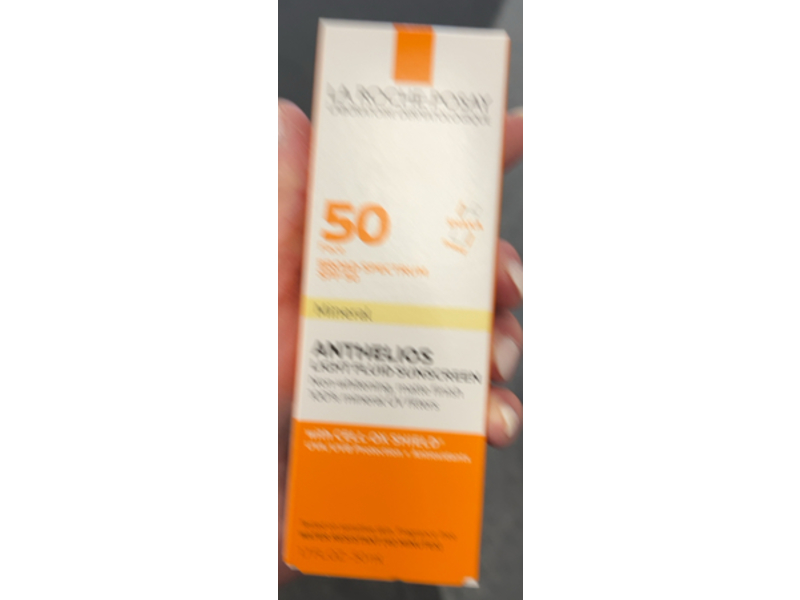 La Roche-Posay Anthelios Light Fluid Mineral Sunscreen, SPF 50, 1.7 fl oz/50 mL