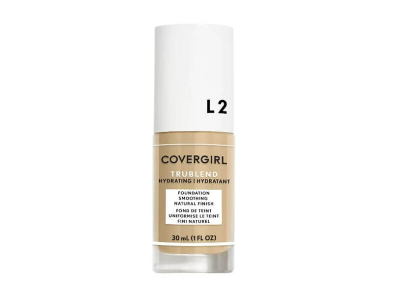 CoverGirl TruBlend Hydrating Foundation, L2 Classic Ivory, 1 fl oz/30 mL