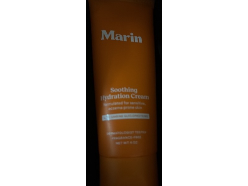 Marin Soothing Hydration Cream, Marine Glycoproteins, 4 0z