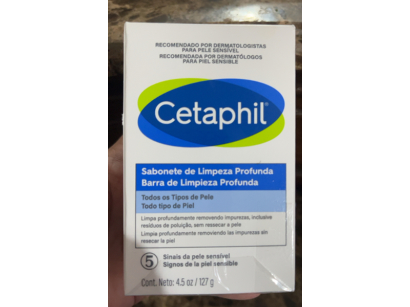 Cetaphil Deep Cleansing Bar, 4.5 oz/127 g