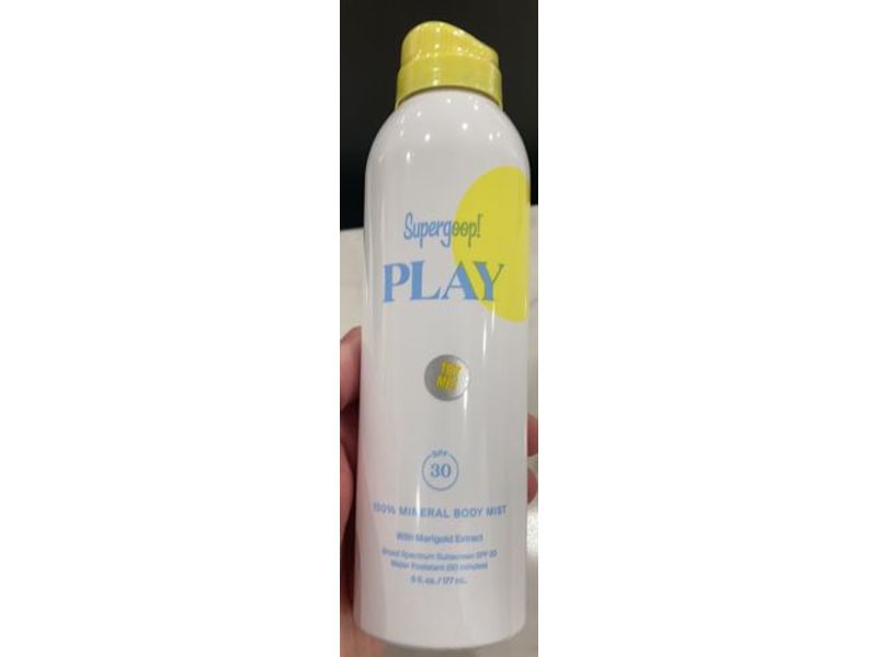 Supergoop! Play Sunscreen Body Mist, 30 SPF, 6 fl oz/177 mL