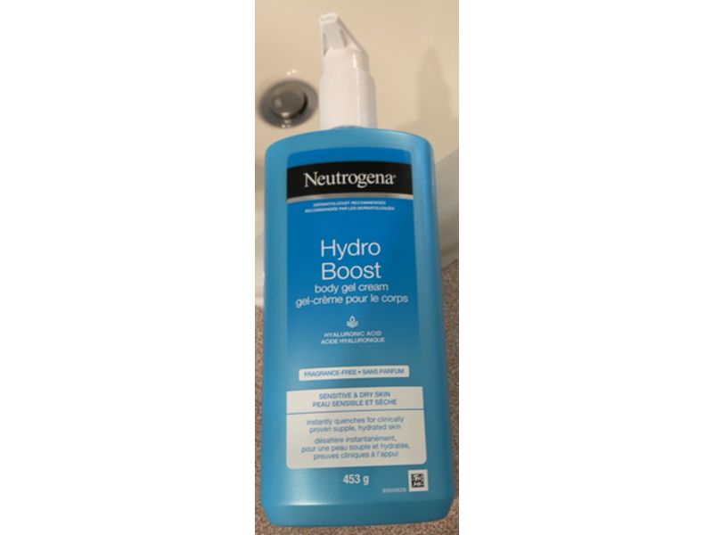 Neutrogena Hydro Boost Body Gel Cream, Sensitive & Dry skin, 16 oz (453 g)