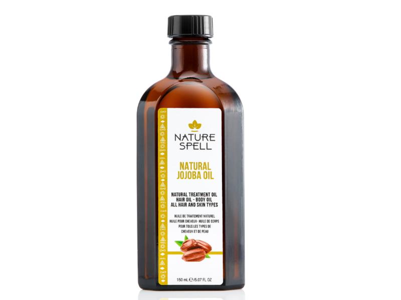 Nature Spell Natural Jojoba Oil Hair & Body Oil, 5.07 fl oz/150 mL
