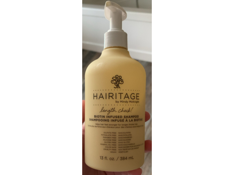 Hairtage By Mindy Mcknight Length Check Biotin Infused Shampoo, 13 fl oz/384 mL