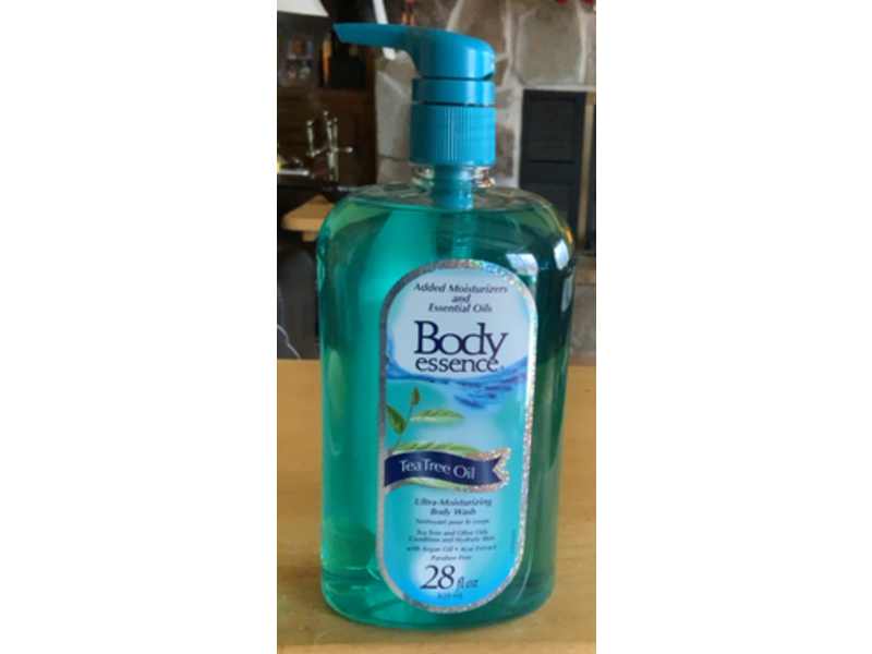 Body Essence Ultra Moiturizing Body Wash, Tea Tree Oil, 28 fl oz/828 mL, Pack Of 2
