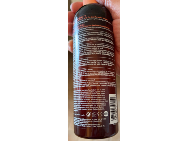 Hask Monoi Coconut Oil Shampoo, Nourishing, 12 fl oz/355 mL, Pack Of 6