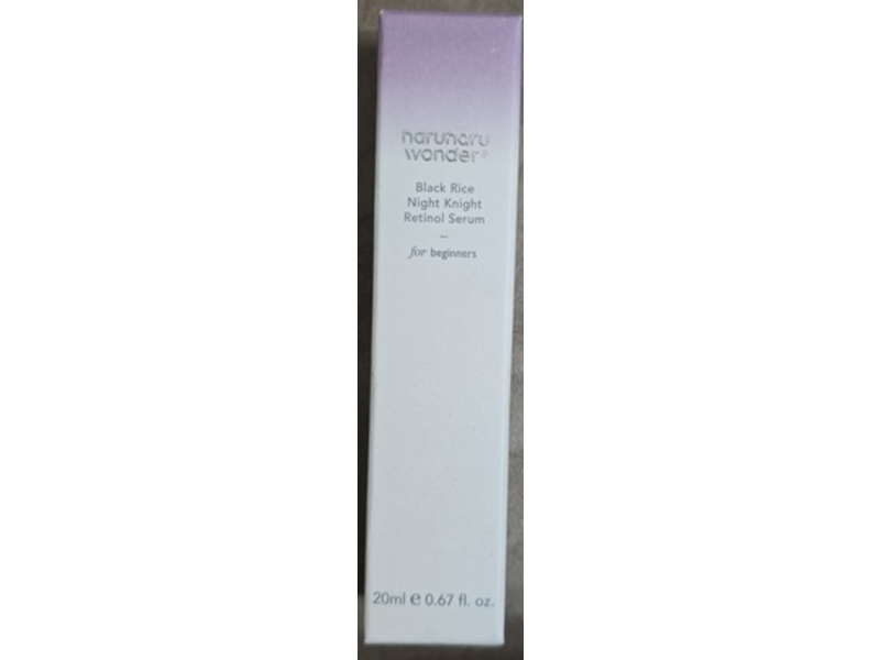 Haruharu wonder Black Rice Night Knight Retinol Serum, 0.67 fl oz/20 mL
