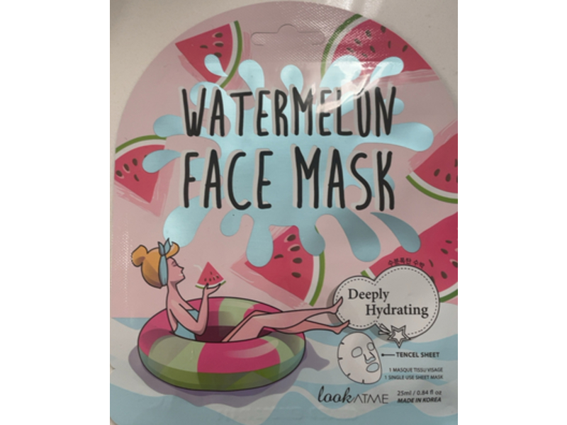 Look At Me Watermelon Face Mask, 0.84 fl oz/25 mL