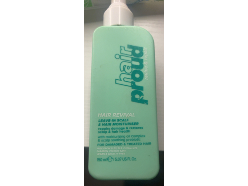 Hair Proud Revive & Repair Leave-In Scalp & Hair Moisturizer, 5.07 fl oz/150 mL
